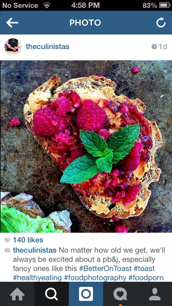 Finding new takes on old favorites like this PB&J thanks to @theculinistas on Instagram