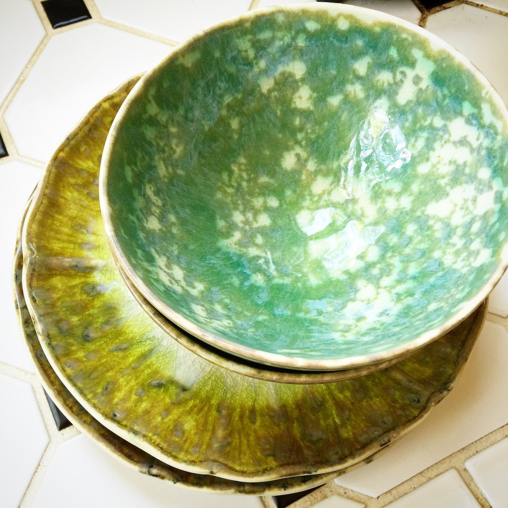 Gorgeous little bowls and salad plates from Cost Plus World Market will double as serving ware. $24 for all four! 